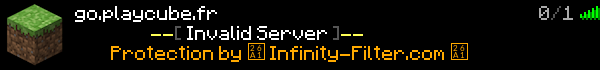 PlayCube Minecraft Server Banner