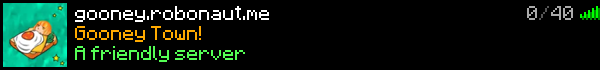 Gooney Town Minecraft Server Banner