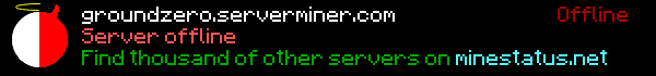 Ground Zero Minecraft Server Banner