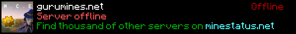 GuruMines Minecraft Server Banner