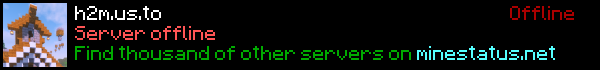 H2MCraft Minecraft Server Banner