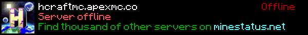 Hcraft Minecraft Server Banner