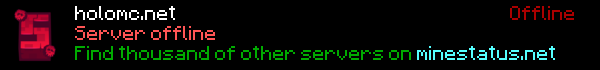 HoloMC Minecraft Server Banner