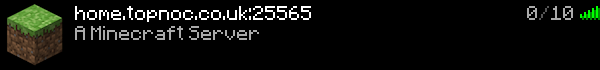 server1 Minecraft Server Banner