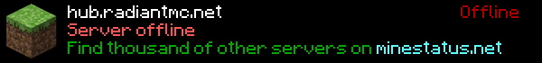Radiant-MC Network Minecraft Server Banner