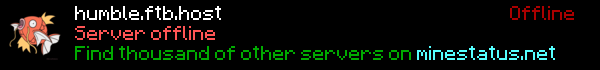 HumbleCraft Minecraft Server Banner