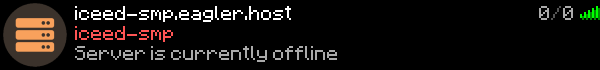 Iceed SMP Minecraft Server Banner