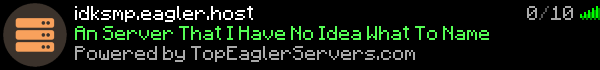 Idksmp Minecraft Server Banner