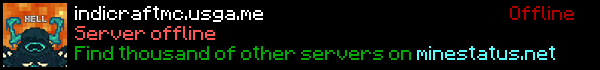 IndiCraftMC Minecraft Server Banner