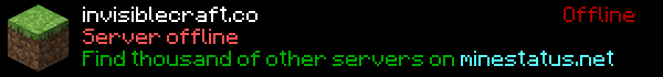 InvisibleCraft Minecraft Server Banner