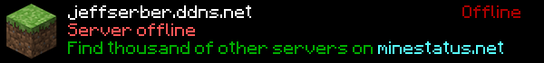 Jeffserber Minecraft Server Banner