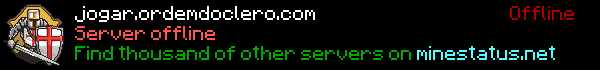 Ordem Do Clero Minecraft Server Banner