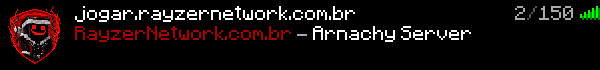 RayzerNetwork - Anarchy Server Minecraft Server Banner