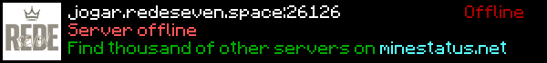 Rede Seven  Minecraft Server Banner
