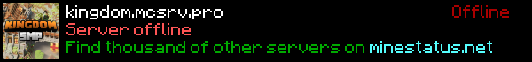 Kingdom SMP Minecraft Server Banner