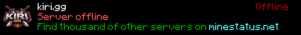 Kiri Network Minecraft Server Banner