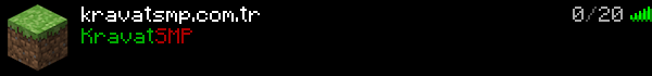 KravatSMP Minecraft Server Banner