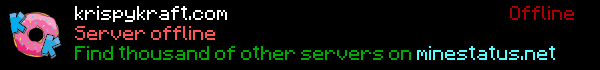 Krispy Kraft Minecraft Server Banner