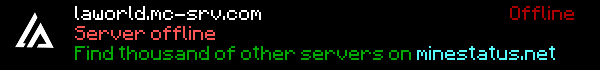 L.A World Minecraft Server Banner