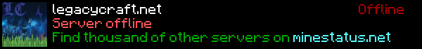 LegacyCraft Minecraft Server Banner