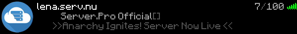 Lena Minecraft Server Banner