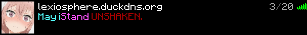 Lexiosphere Minecraft Server Banner