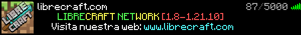LIBRECRAFT.COM Minecraft Server Banner