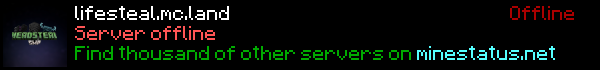 Lifesteal Minecraft Server Banner