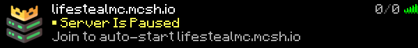 LIFESMP (LifeSTEAL) Minecraft Server Banner