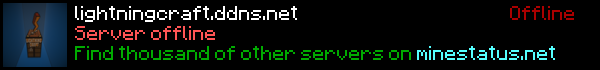 LightningCraft Minecraft Server Banner