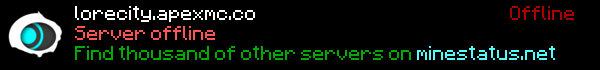 LoreCraft Minecraft Server Banner