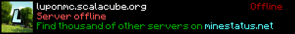 LuponMC Minecraft Server Banner