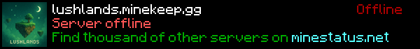 lushlands Minecraft Server Banner