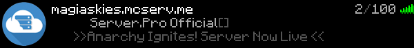 Magia Skies Minecraft Server Banner