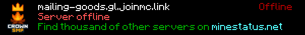 CrownSMP Minecraft Server Banner