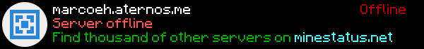 Marcoeh Minecraft Server Banner