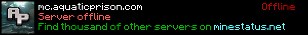 Aquatic Prison Minecraft Server Banner