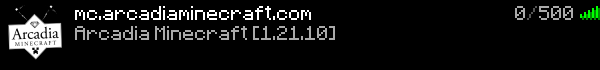 Arcadia Minecraft Minecraft Server Banner