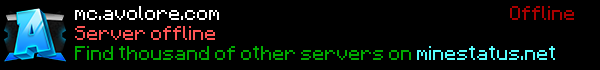 Avolore Minecraft Server Banner