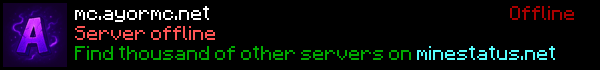 AyorMC Minecraft Server Banner
