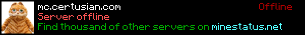 Certusian Gaming Minecraft Server Banner