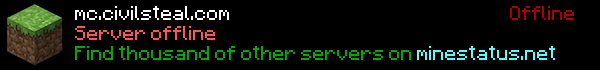 CIVILSTEAL 1.18-.1.20.1 Minecraft Server Banner
