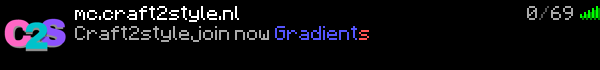 craft2style Minecraft Server Banner