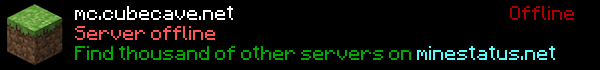 Cubecave Minecraft Server Banner