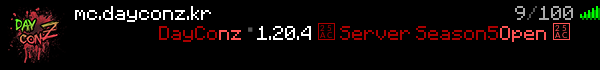 DayConZ Minecraft Server Banner