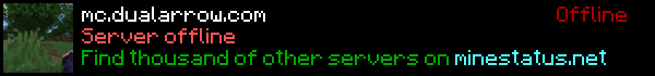 DualArrowMC Minecraft Server Banner