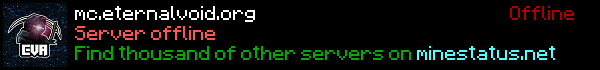 Eternal Void Anarchy Minecraft Server Banner