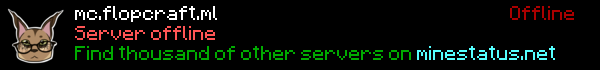 FlopCraft Minecraft Server Banner