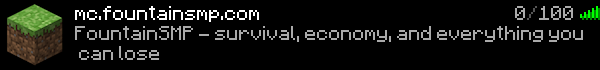 FountainSMP Minecraft Server Banner