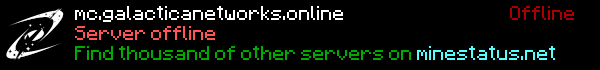 Galactica Networks Minecraft Server Banner